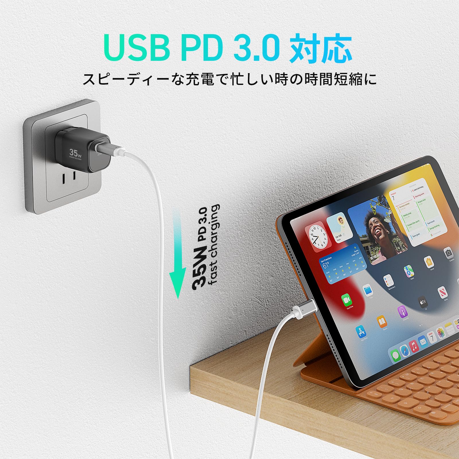 Amazon | 【セット品】 [山善] ELEIN 扇風機 2WAY電源 (USB Type-C